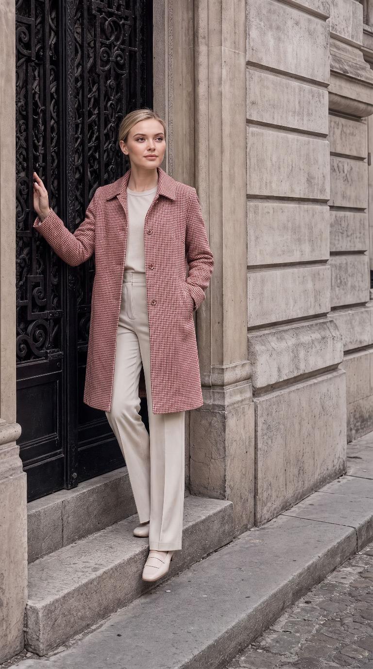 Variation: leaning on the door