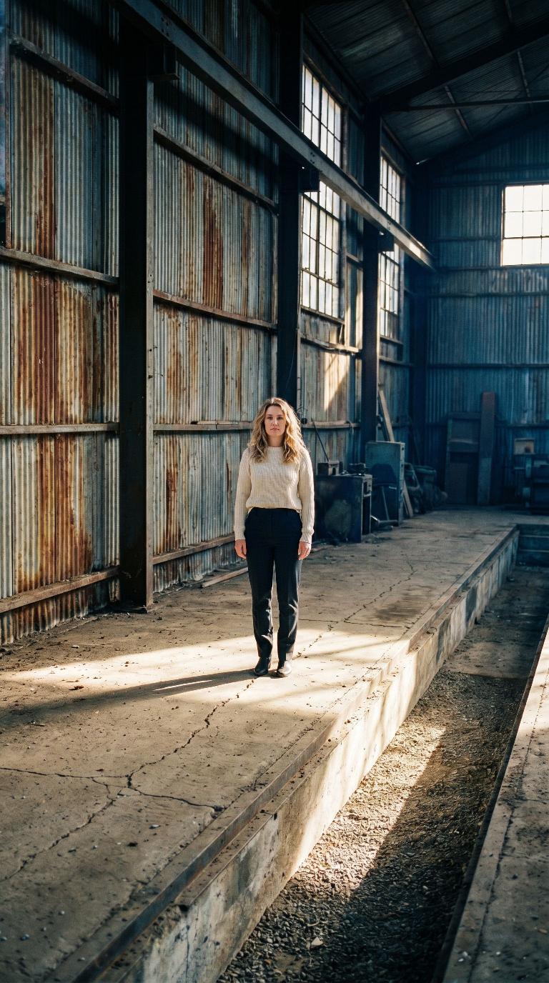 Scene: Derelict corrugated warehouse