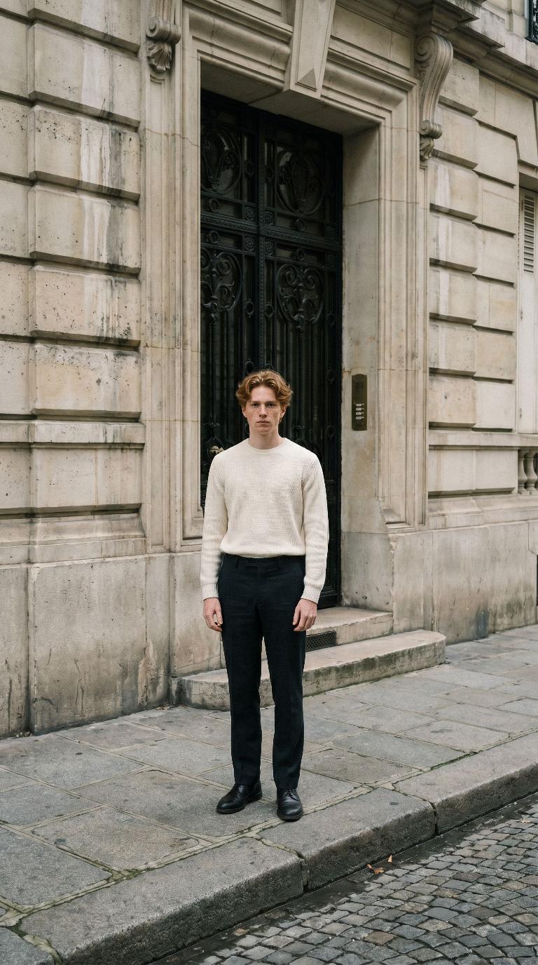 Scene: Parisian doorstep